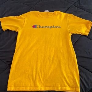 Yellow champion shirt